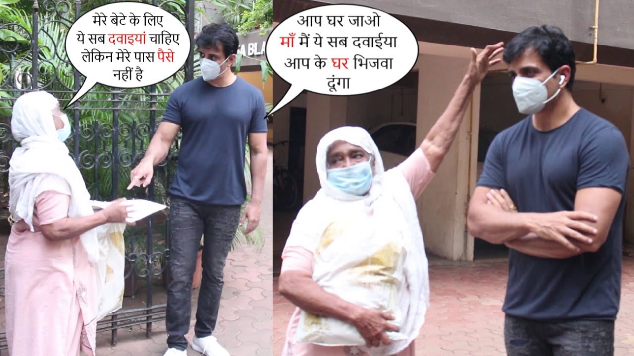 सलाम है सोनू भाई 🙏..Sonu Sood Personally Attends Each-N-Every Needy Person Standing At His Building😥