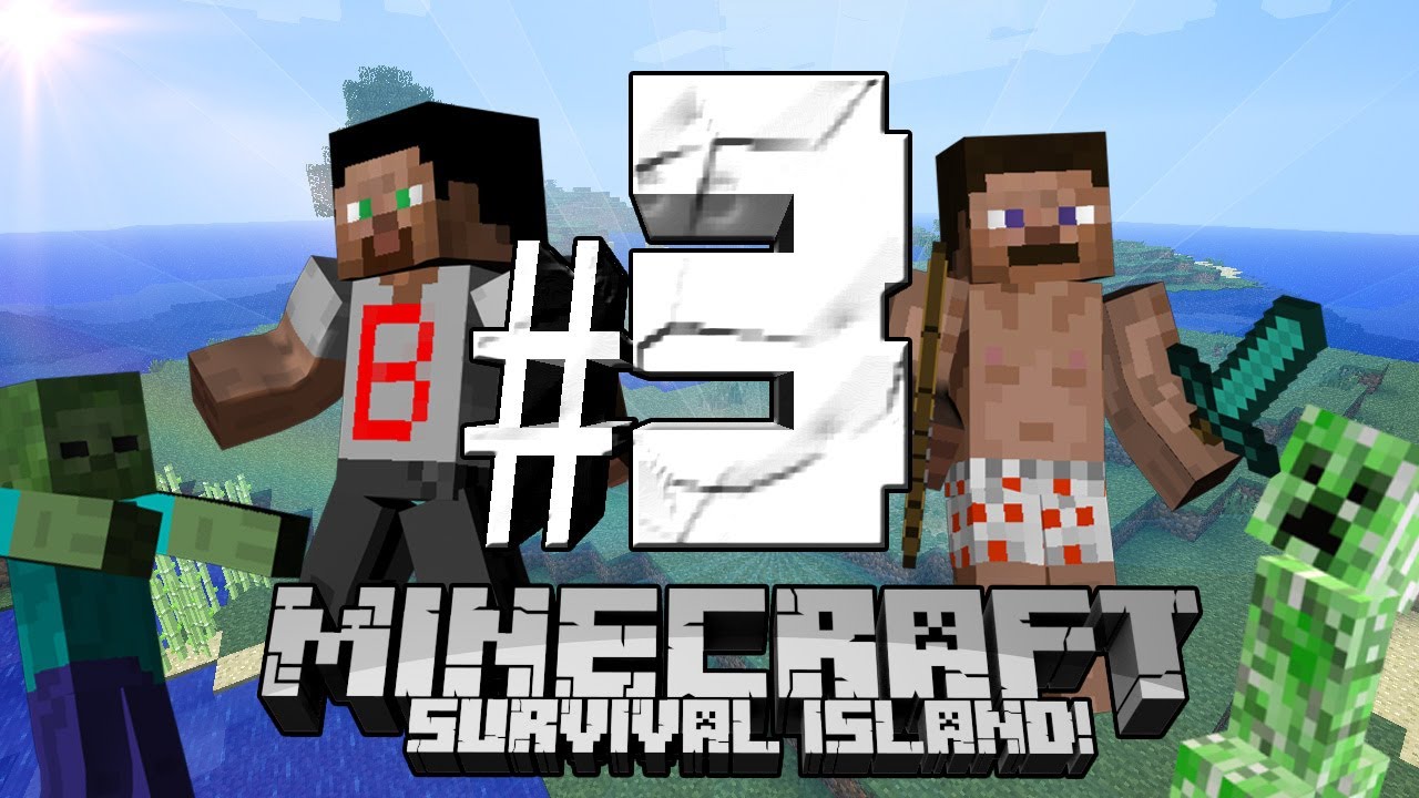 Ltzonda & ItsameBenji | EPIC MineCraft Survival Island! #3