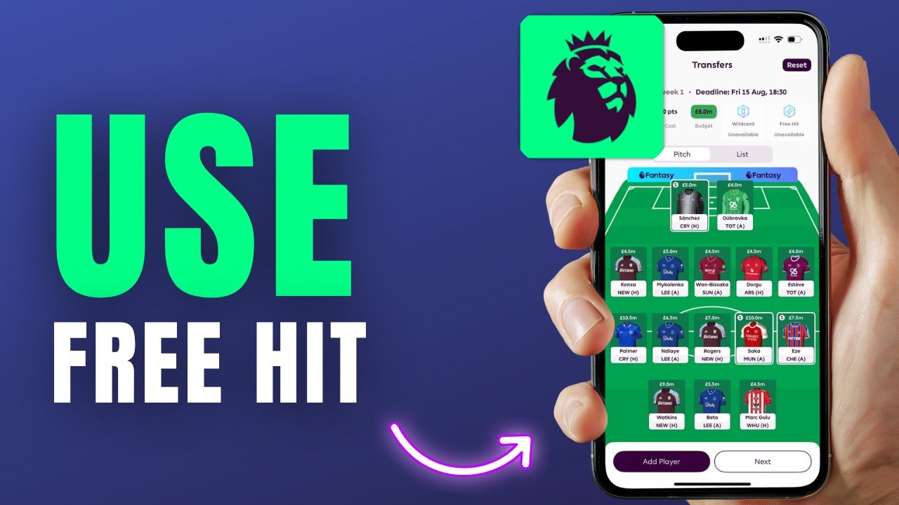 How to Use Free Hit on FPL (2025 GUIDE)