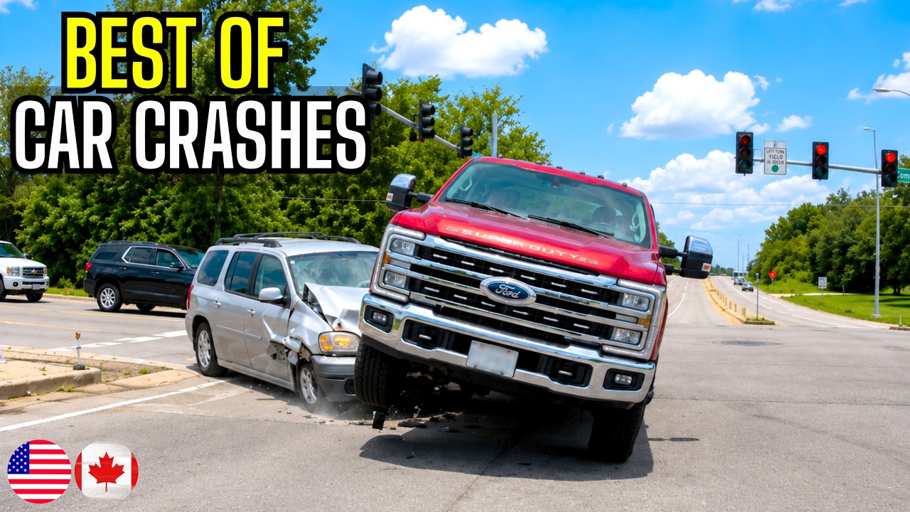 Best of Car Crashes Compilation | USA & Canada - 37
