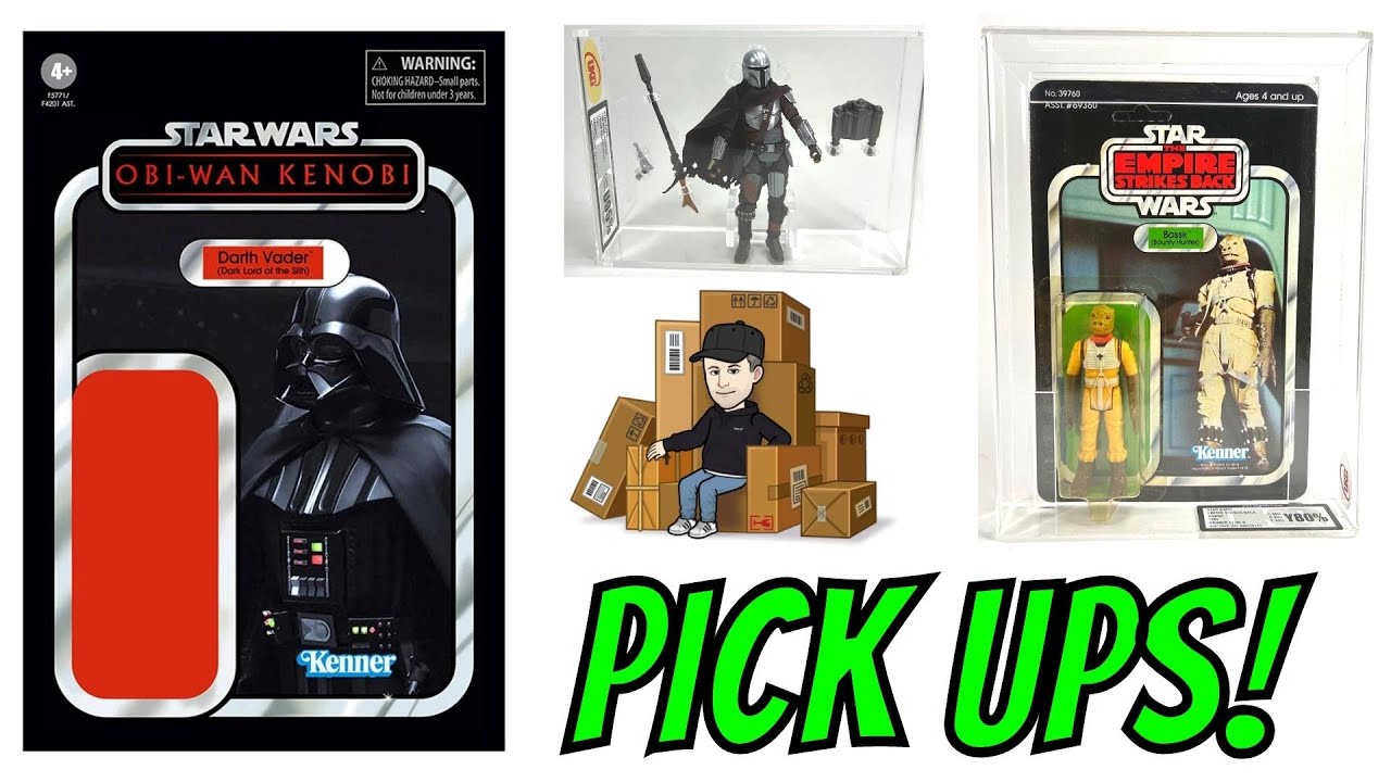 HUGE Star Wars Haul! UKG Grading Order + Vintage Collection and Custom Card Backs!