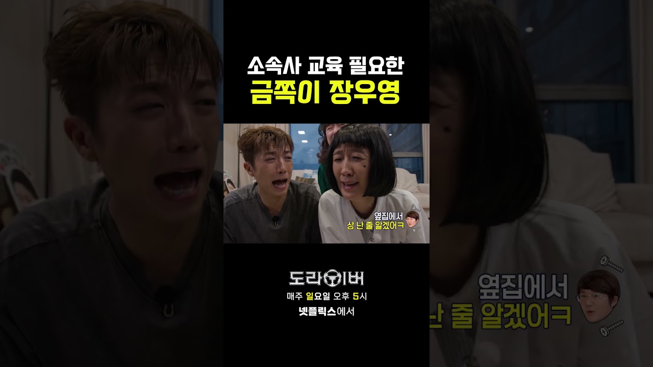 JYP 이사 금쪽이 장우영 #도라이버 #홍김동전 #넷플릭스