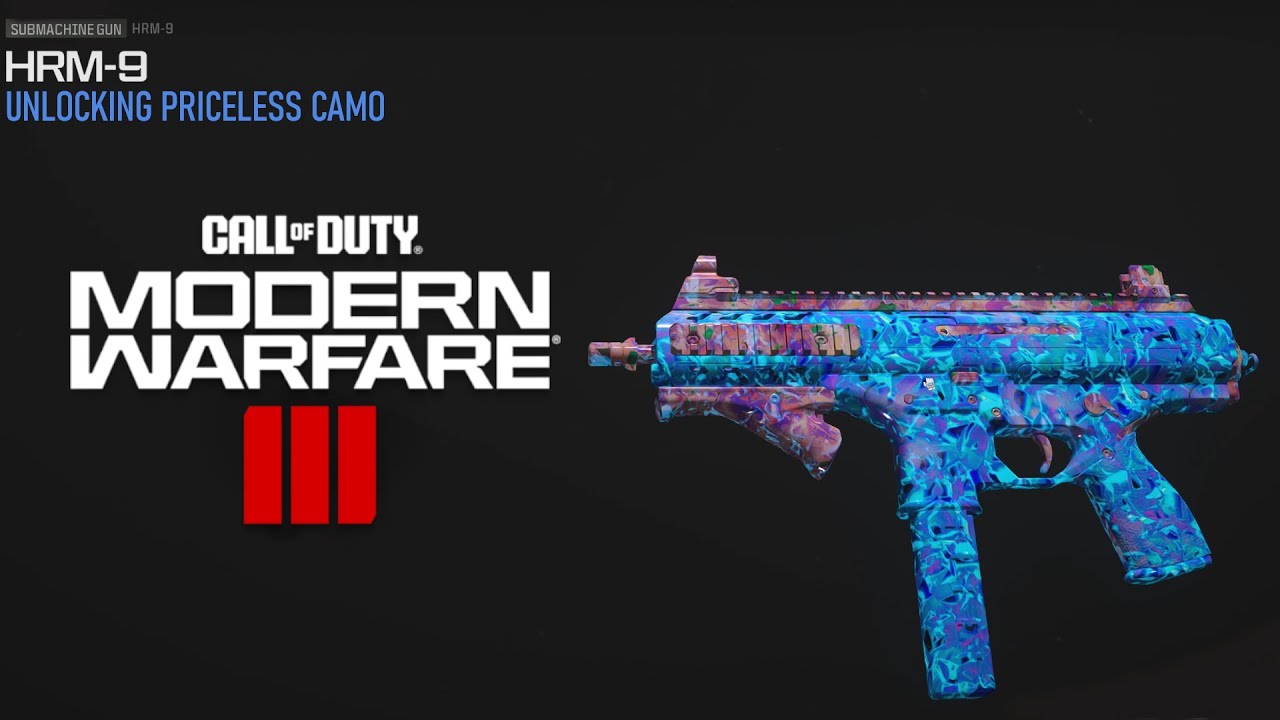 CALL OF DUTY - MODERN WARFARE 3 - UNLOCKING PRICELESS CAMO - HRM-9 SUBMACHINE GUN