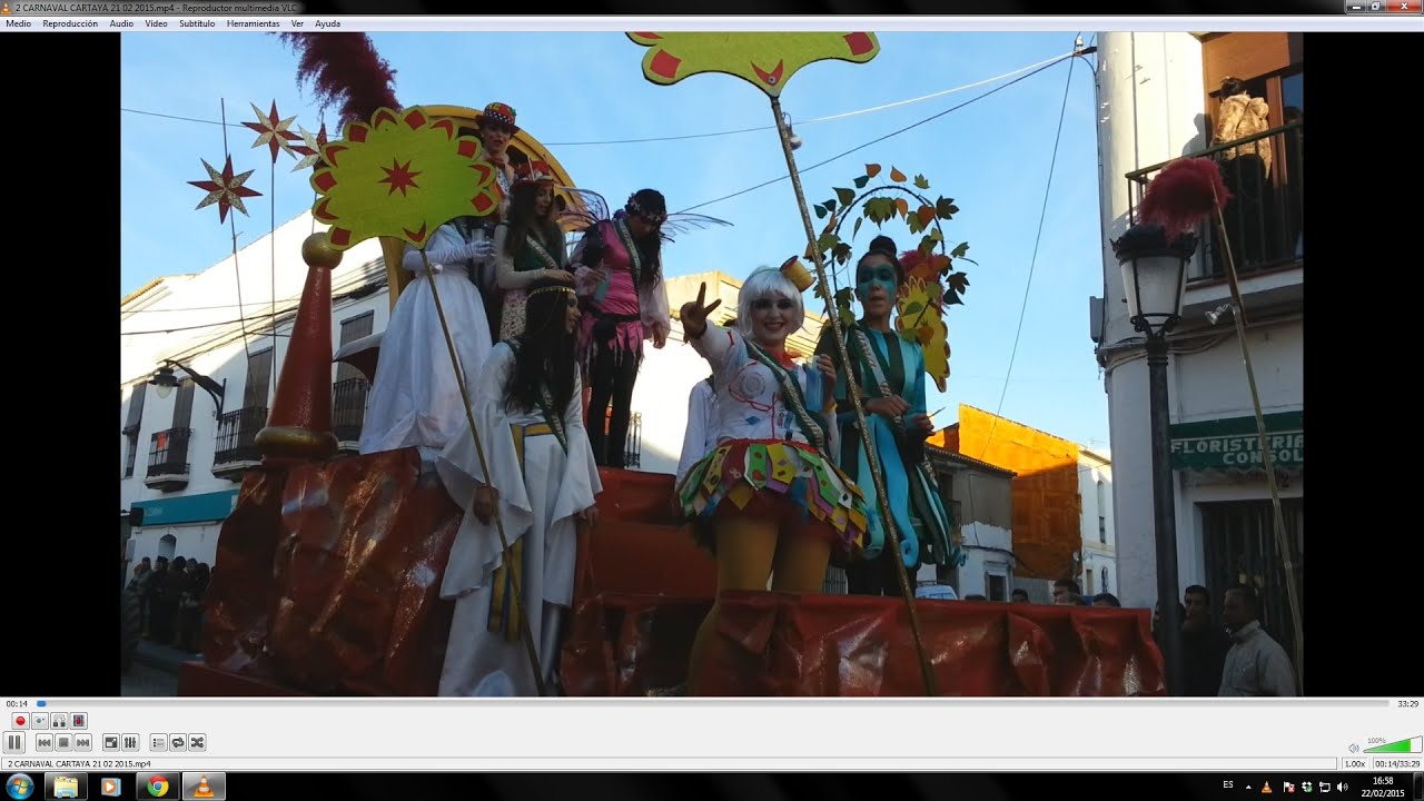 Cartaya Carnaval 2015, pasacalle 1ª Parte, 21 Febrero (Huelva)