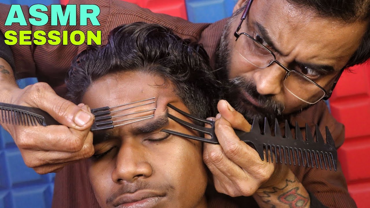 Ultimate Relaxation : Head Massage & forehead Massage For Stress Relief | Neck Cracking Deep Sleep