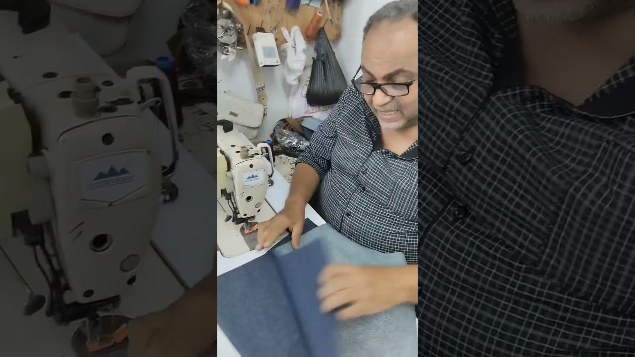 طريقة عمل جيب امامى فى البنطلون الجينز