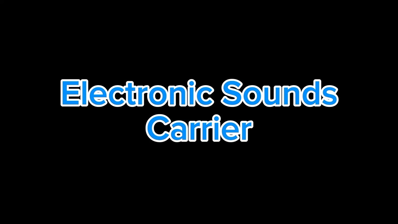Electronic Sounds Vocoding Carrier [Free Use]