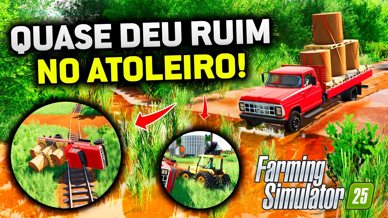 FORDONA PATINANDO NO ATOLEIRO - FARMING SIMULATOR 25 - EP 12 (EM BUSCA DO SUCESSO T3)