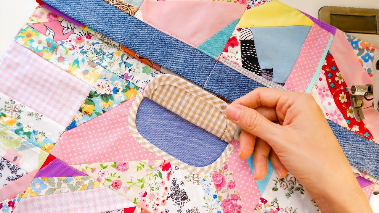 Sewing Projects For Scrap Fabric #37 | DIY Sewing Machine Cover/Mat | Sewing Ideas