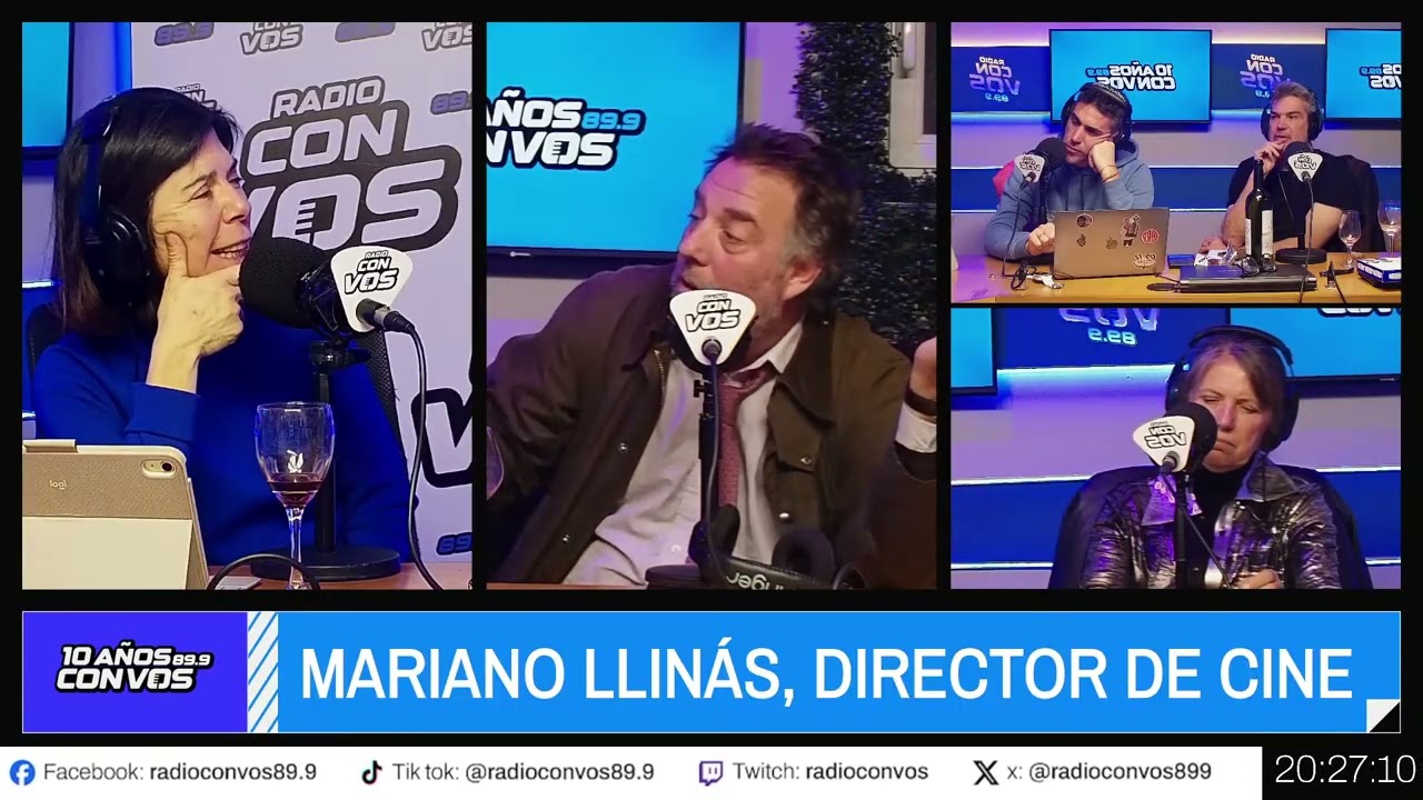 Mariano Llinás, director de cine, en “Tarde para nada”