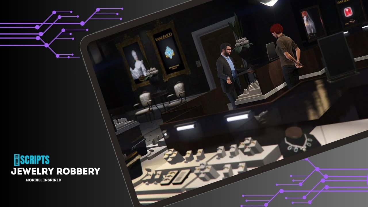FiveM | Jewelry Robbery | TEBEX! | NoPixel Inspired | [QBCore] - UPDATE V2