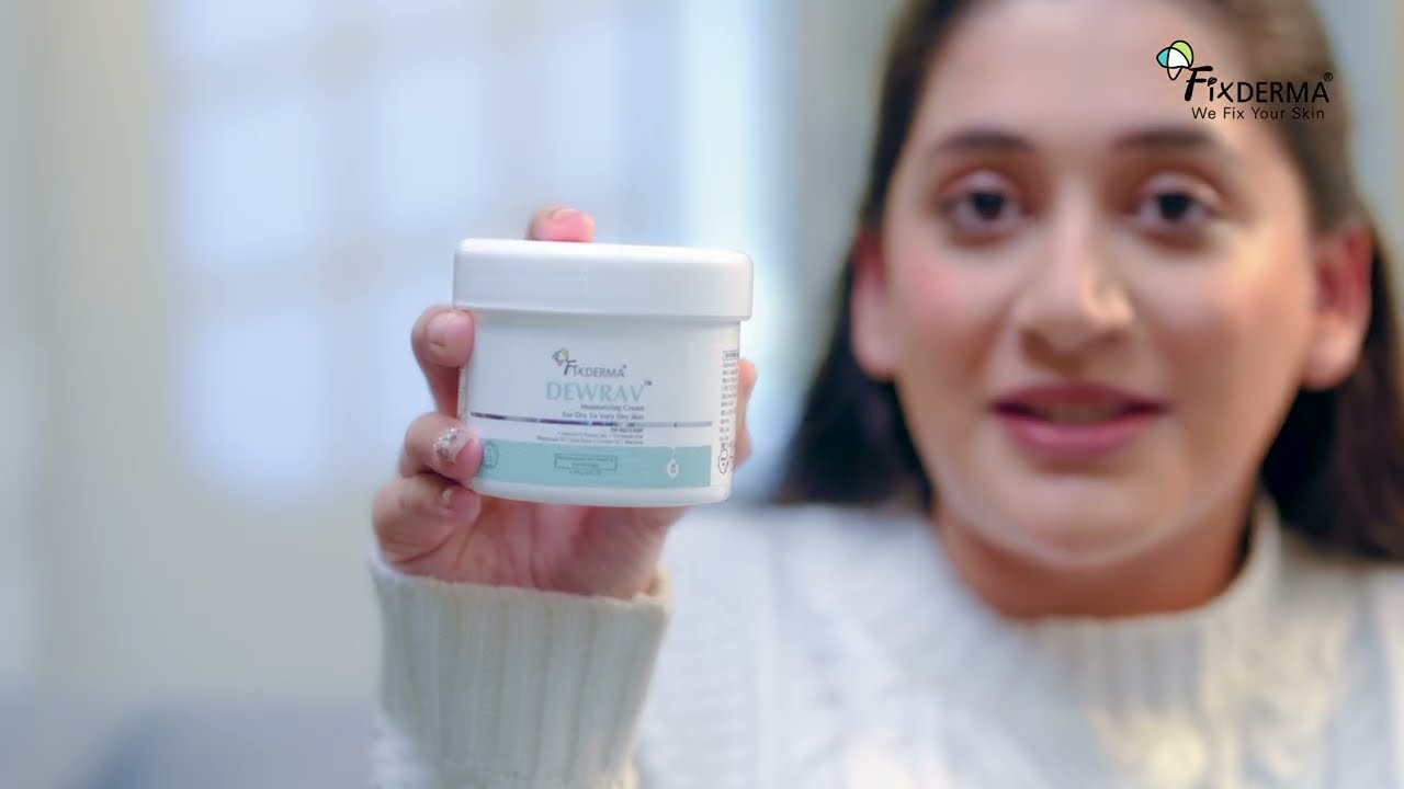 Extremely Dry & Flaky Skin? Here’s What Finally Worked for Me | Fixderma Dewrav Moisturizing Cream