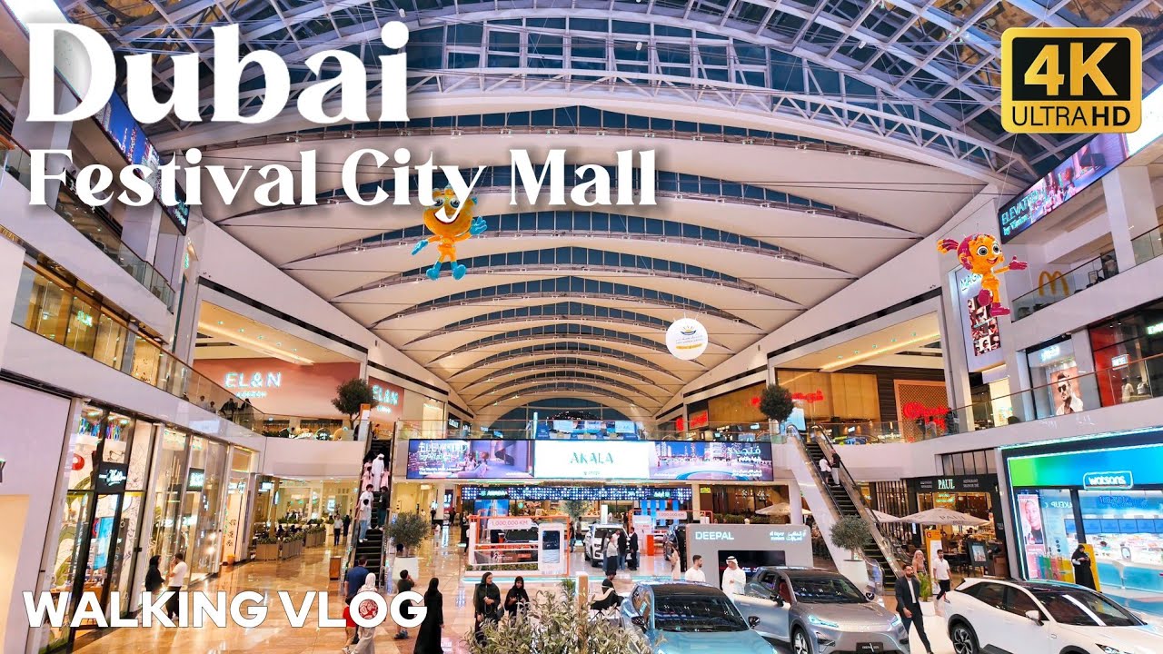 Dubai Festival City Mall in Summer 2025 | Dubai Travel Guide 4K HDR