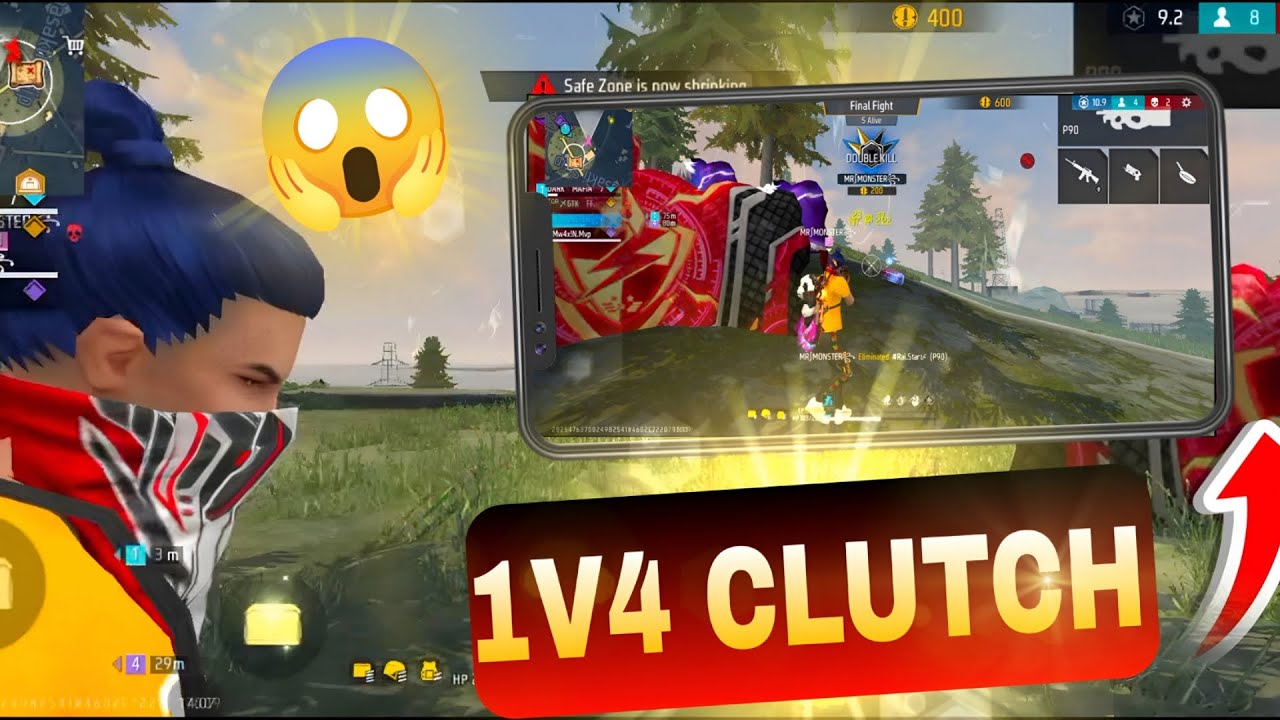 1V4 CLUTCH BUYAAH😱|FREEFIRE MATCH||SQUAD MATCH BUYAAH|