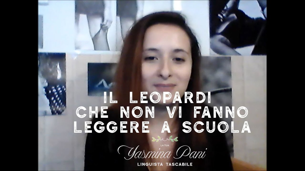 Il Leopardi che non vi fanno leggere a scuola.