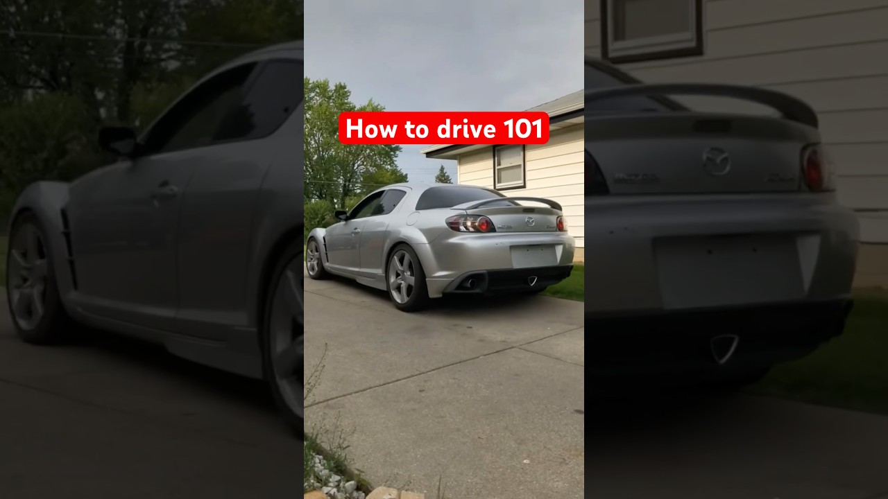 When you can't drive a 100hp car #mazda #rx8 #rotary #fail #stall