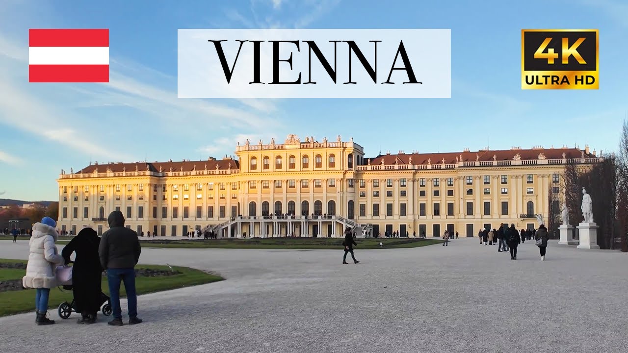 Schönbrunn Winter Stroll: Gloriette to Christmas Market | 4K UHD (2024)