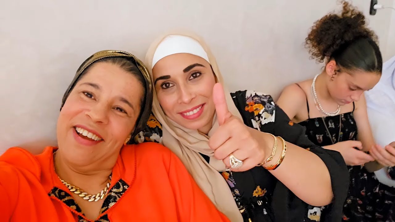 4K 😉❤️🤣 مشينا معروضين انا او العائلة الكبيرة ديالي عند اختي لدارها