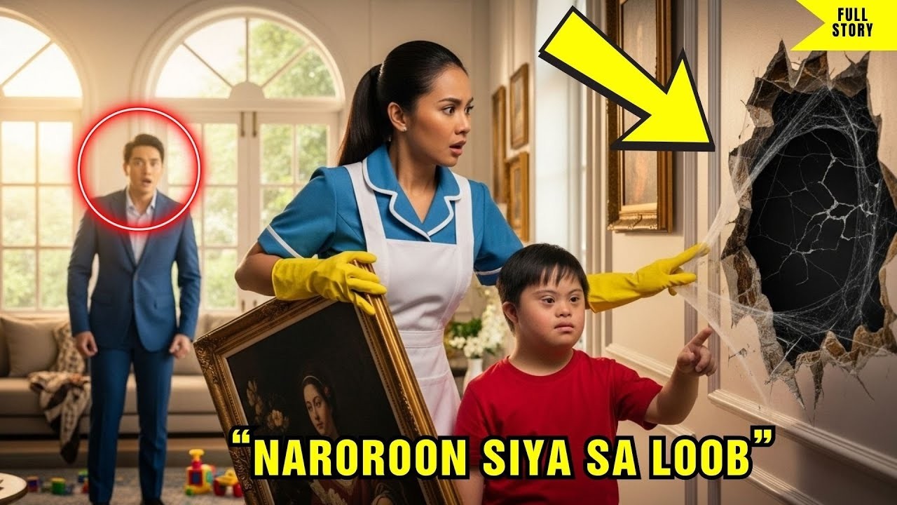 Bilyonaryo nagtaka kung bakit laging itinuturo ng anak ang larawan..HANGGANG SA GINAWA NG KASAMBAHAY