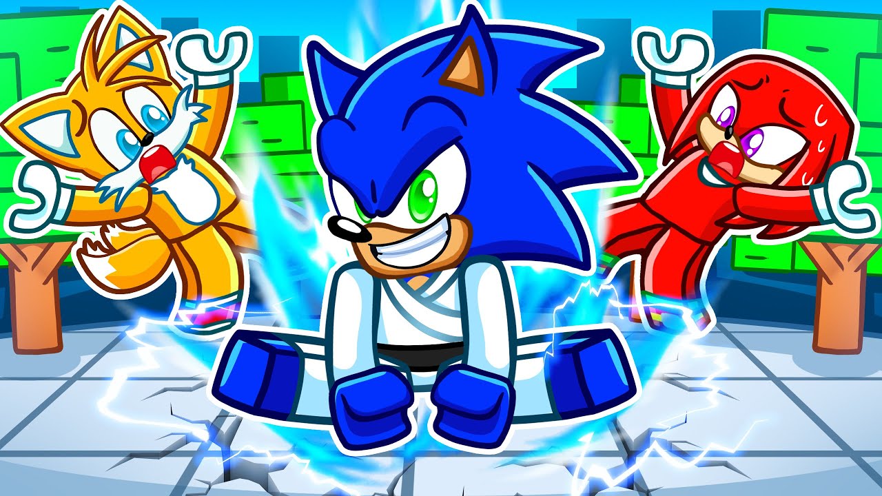 Sonic Becomes A KUNG FU LEGEND In STRONGEST BATTLEGROUNDS! (Roblox)