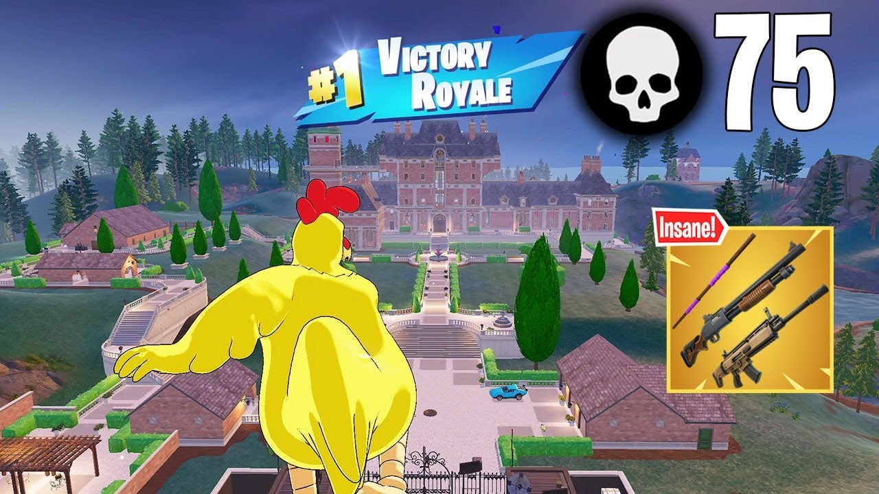 75 Elimination Solo vs Squads Wins (Fortnite Chapter 5 Gameplay Ps4 Controller)