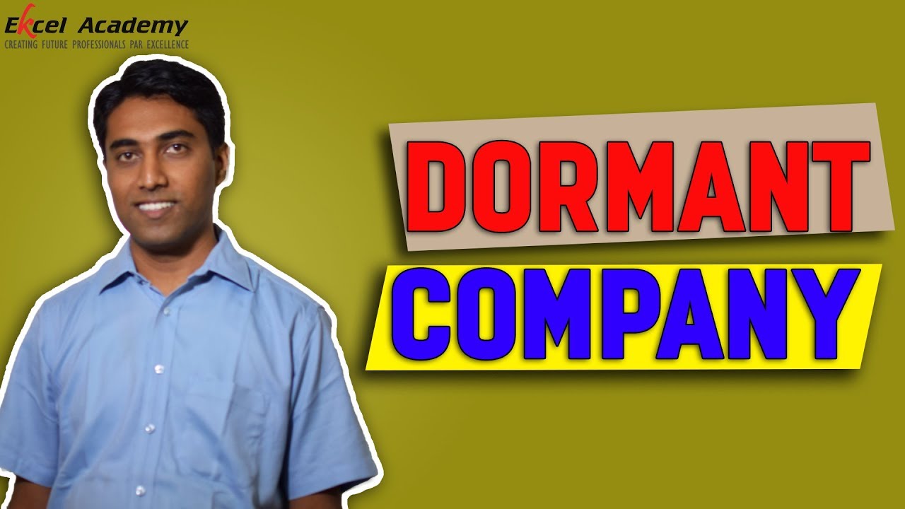 CS Executive Company Law : Dormant Company under Companies Act, 2013