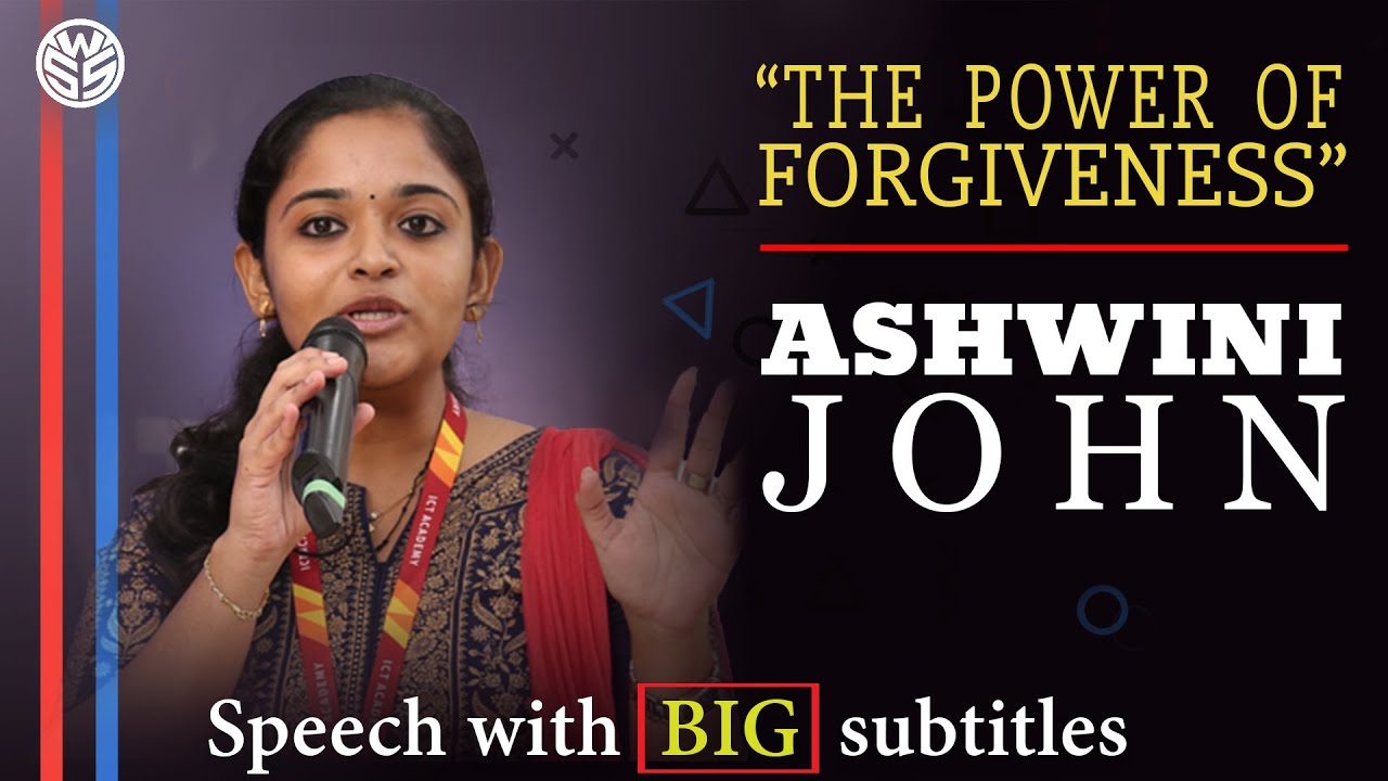 Unlocking Strength: The Power of Forgiveness | Ashwini John | English Speech With Subtitles