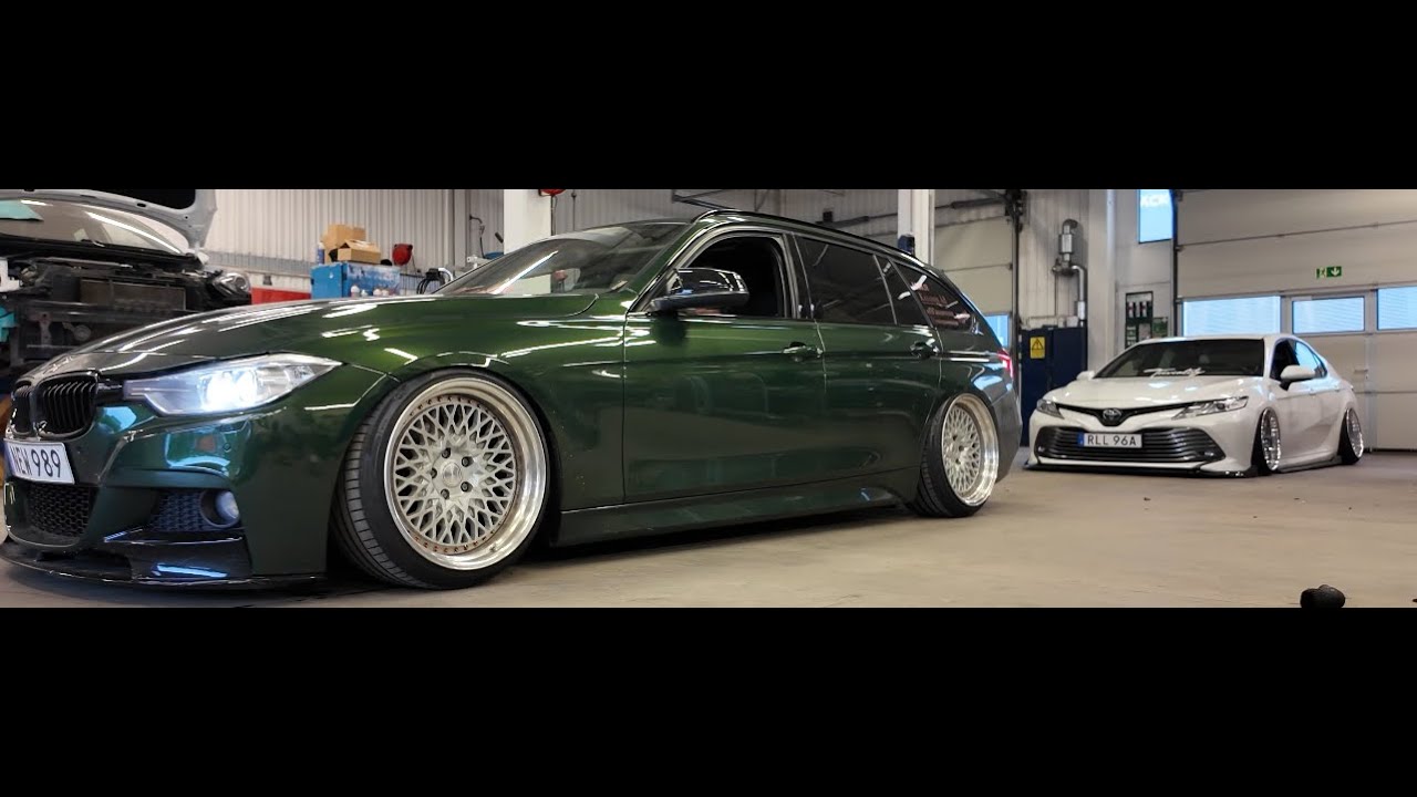 Installerar luftfjädring på BMW F31