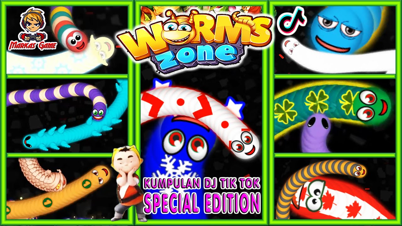 Kumpulan Tik Tok  Cacing Besar Alaska Worms Zone io Compilation Terbaru Special Edition