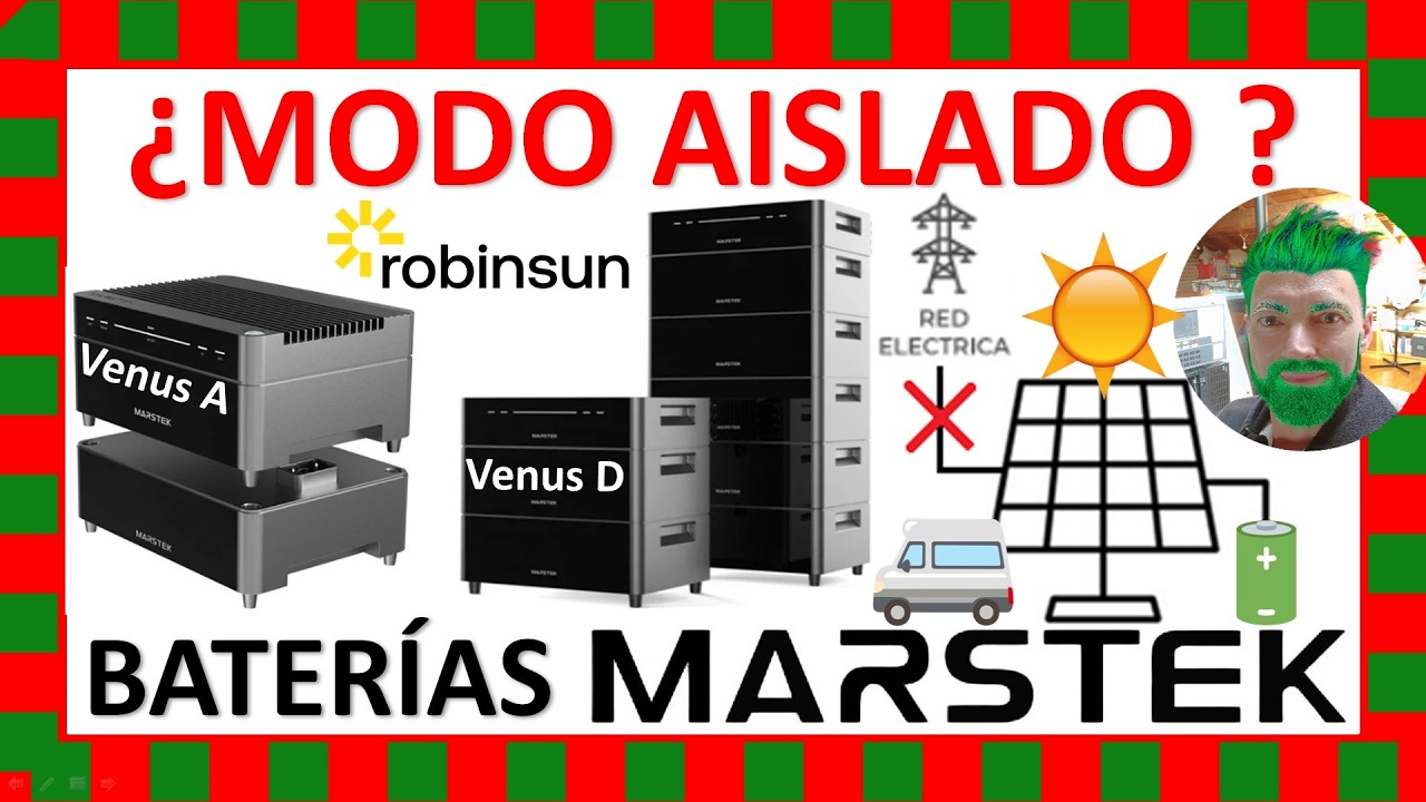 Baterías 🔋 Marstek Venus A y D en modo aislado (off-grid) ideal para casa aislada o camper 🏕