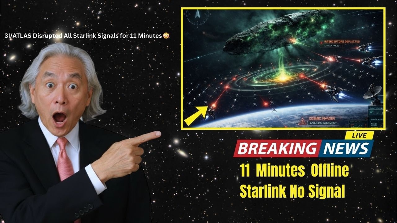 3I/ATLAS and the Satellite Silence No One Expected Michio Kaku