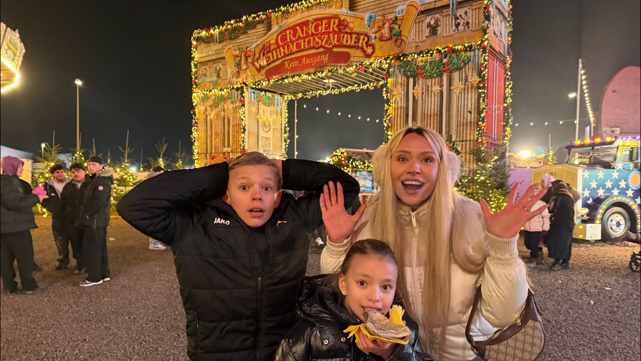 Cranger Weihnachtsmarkt l ￼ Aleyna hat Geld verloren 😢 l Annamiltina 