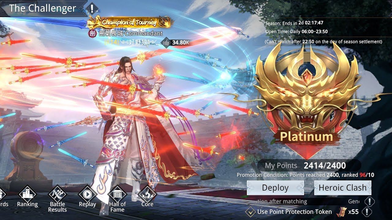 ROAD TO PLATINUM PVP CHALLANGER ( S1 毁灭之神 ) SEASON 88 #3 - Dynasty Legends 2