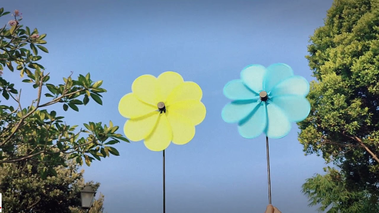 Kolecer Kincir Angin Single 8 Petal Solid Color