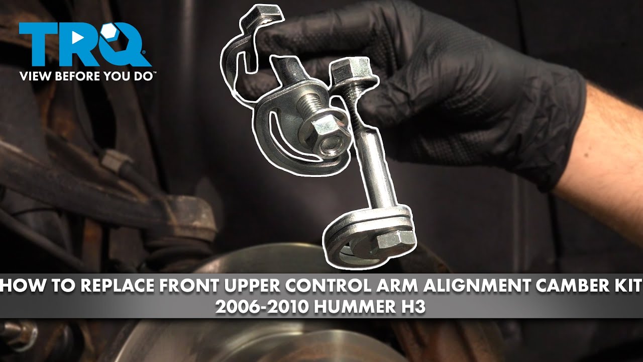 How to Replace Front Upper Control Arm Alignment Camber Kit 2006-2010 Hummer H3