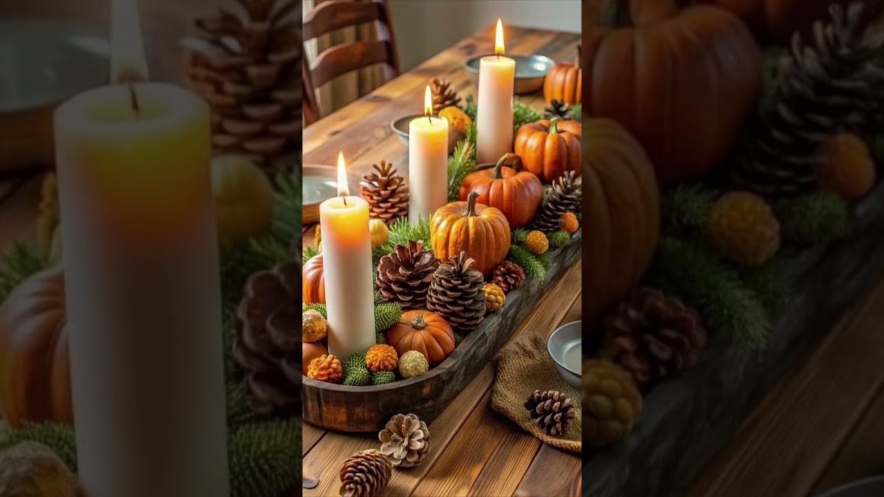 Sharing some of my favorite Fall Tablescape ideas! 🍂🍁🕯️