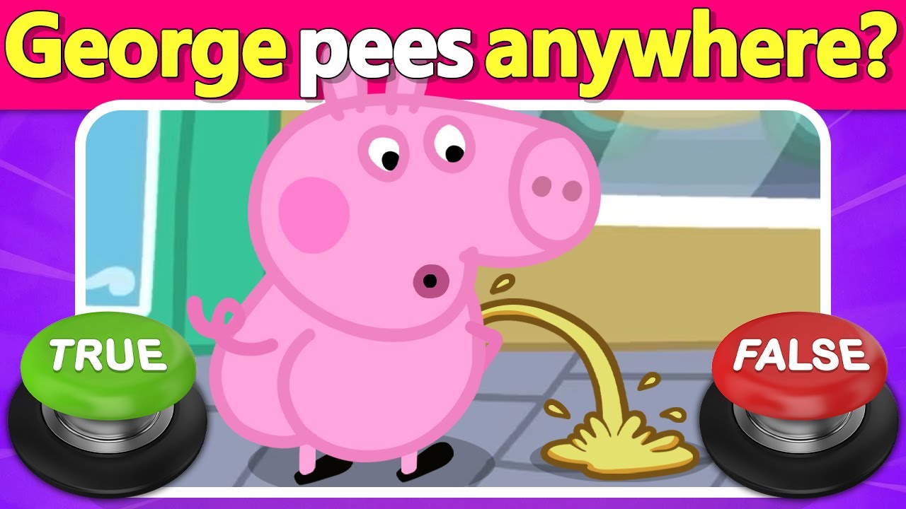 🐽🐷 Peppa Pig True or False Quiz Fun ⭕❌ Test Your Knowledge with Peppa & Friends! | Quiz DingDong