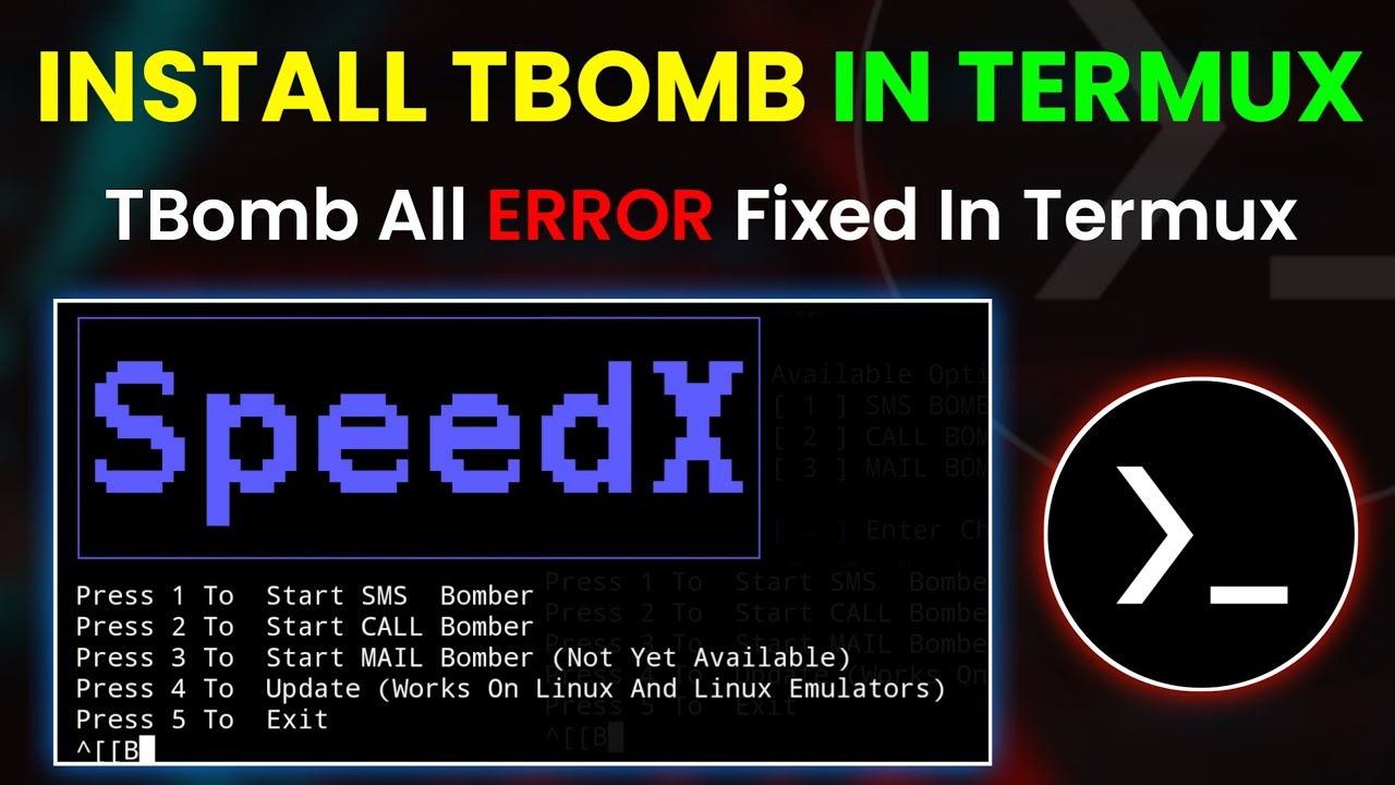 Installing TBomb In Termux | By Technolex
