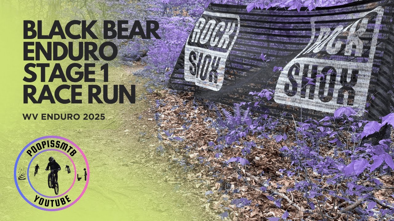 Black Bear Enduro Stage 1 WV Enduro 2025 Race Run
