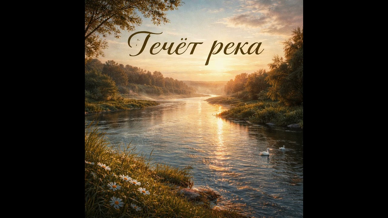 《Течёт река — не знает спешки》- это народная песня о времени, памяти и дороге жизни.