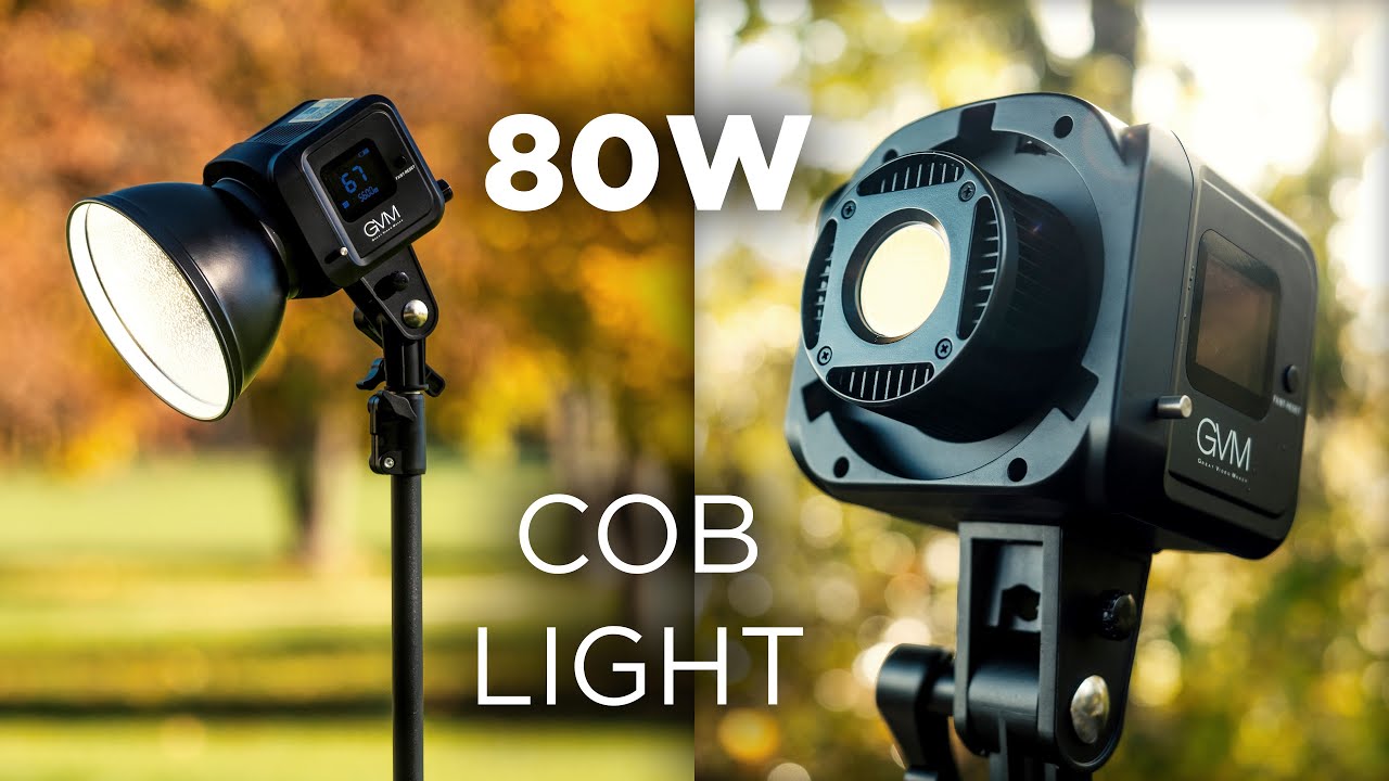 Small and bright 80W bi-color light: GVM SD80D review