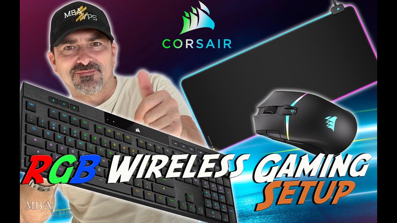Mein neues Corsair RGB Wireless Gaming Setup *Maus & Tastatur mit Pad*