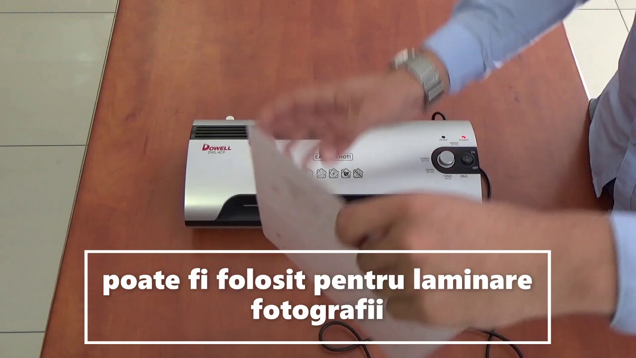 Cum se lamineaza un document?