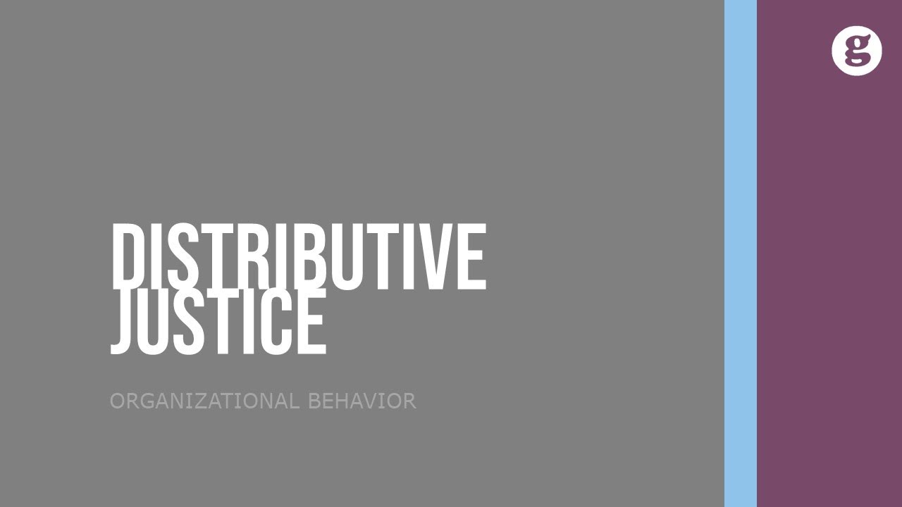 Distributive Justice