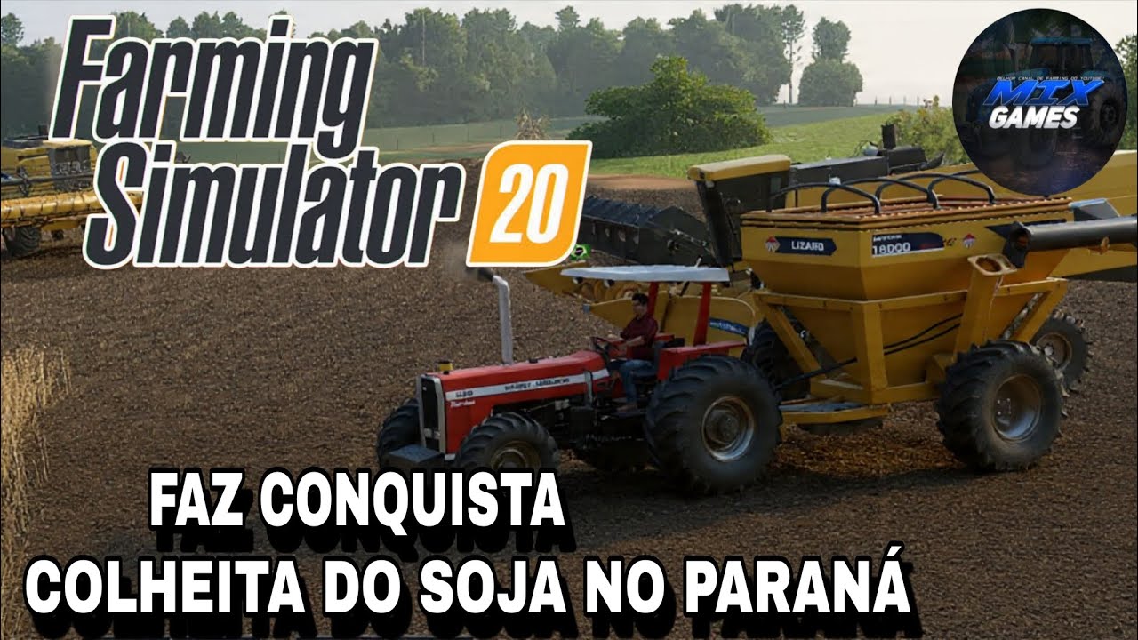 FS 20 FAZ CONQUISTA COLHEITA DO SOJA NO PARANÁ 🚜📷🇧🇷