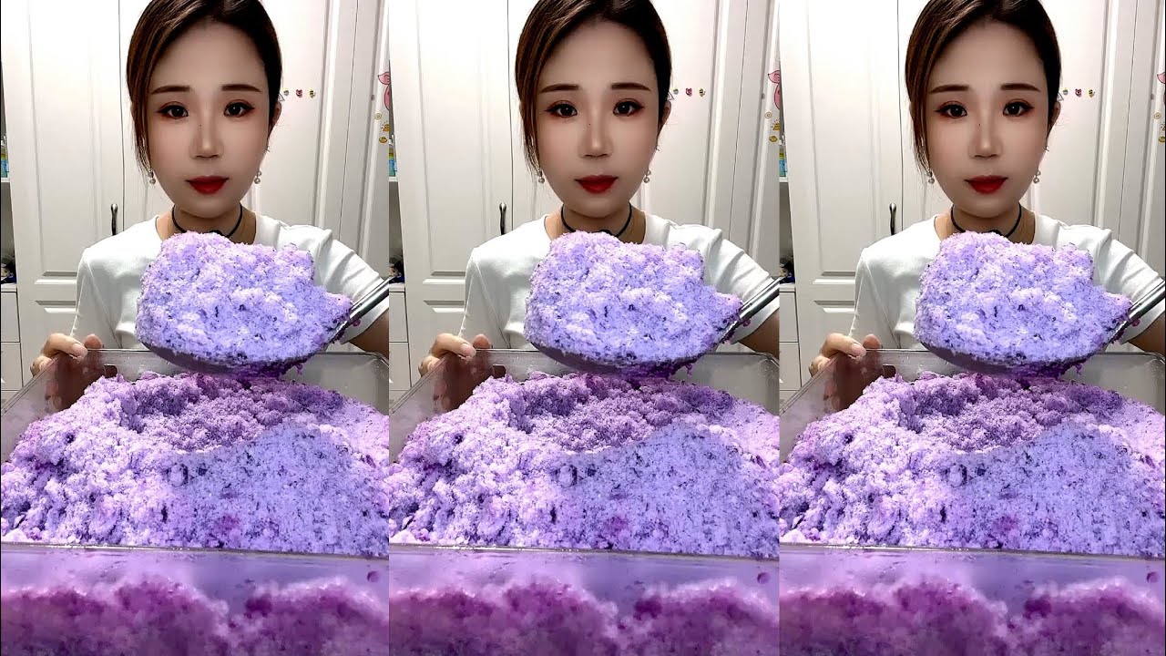 ASMR SHAVED ICE EATING YY