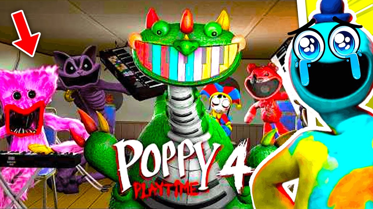 Try NOT to LAUGH Poppy Playtime GOES to SCHOOL (Impossible Challenge)