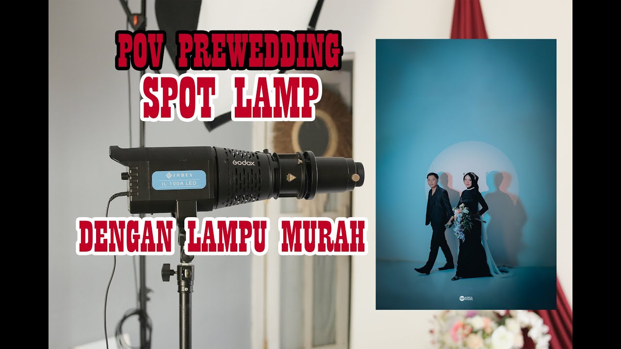 LAMPU STUDIO MURAH HASIL WAH!!! - POV FOTO PREWEDDING STUDIO DENGAN LAMPU INBEX #inbex #prewedding