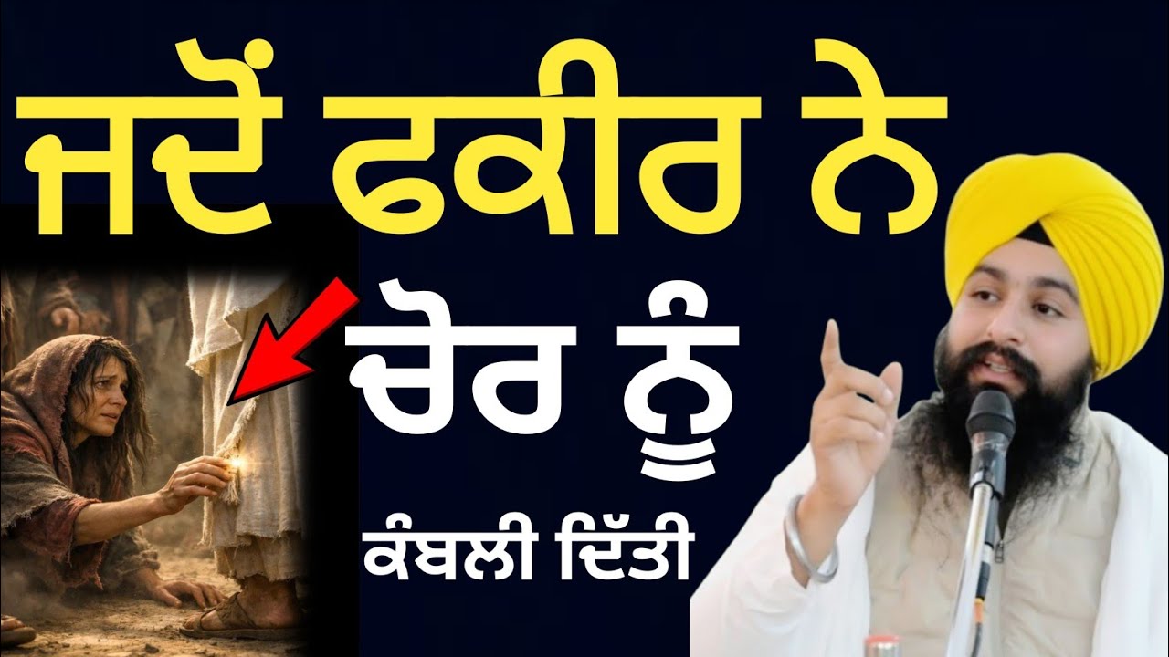 ਜਦੋ ਫਕੀਰ ਨੇ ਚੋਰ ਨੂੰ ਕੰਬਲੀ ਦਿੱਤੀ ||bhai Sukhdev Singh Ji Dalla