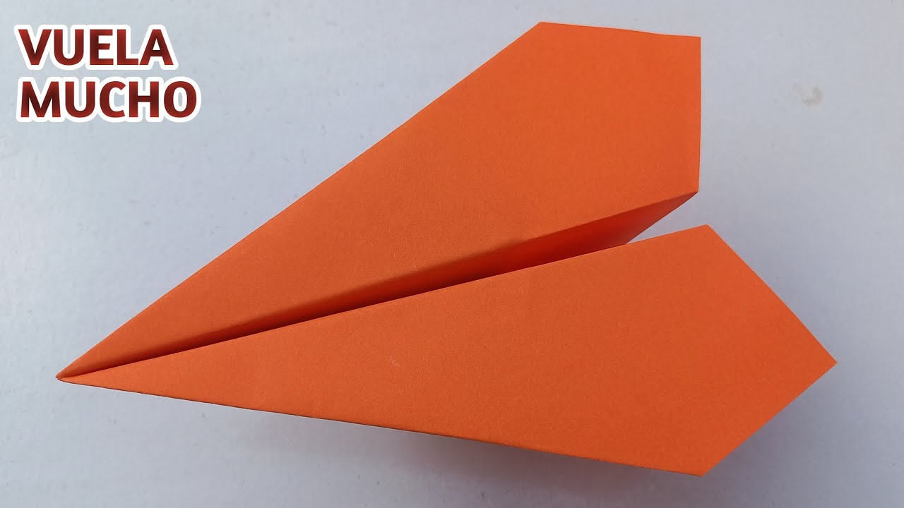 Cómo Hacer un Avión de Papel que vuela mucho | How to Make Paper Airplane Easy That Fly Far